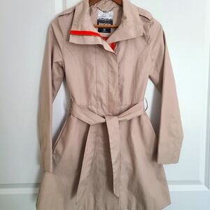 Kensie Belted Trench Coat Size XSmall